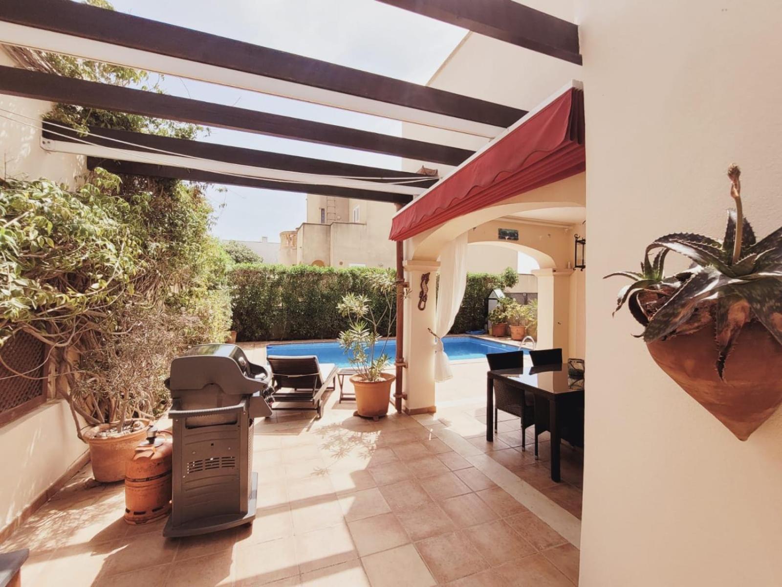 Ferienhaus Casa Yelmo Cala Mandia  Exterior foto