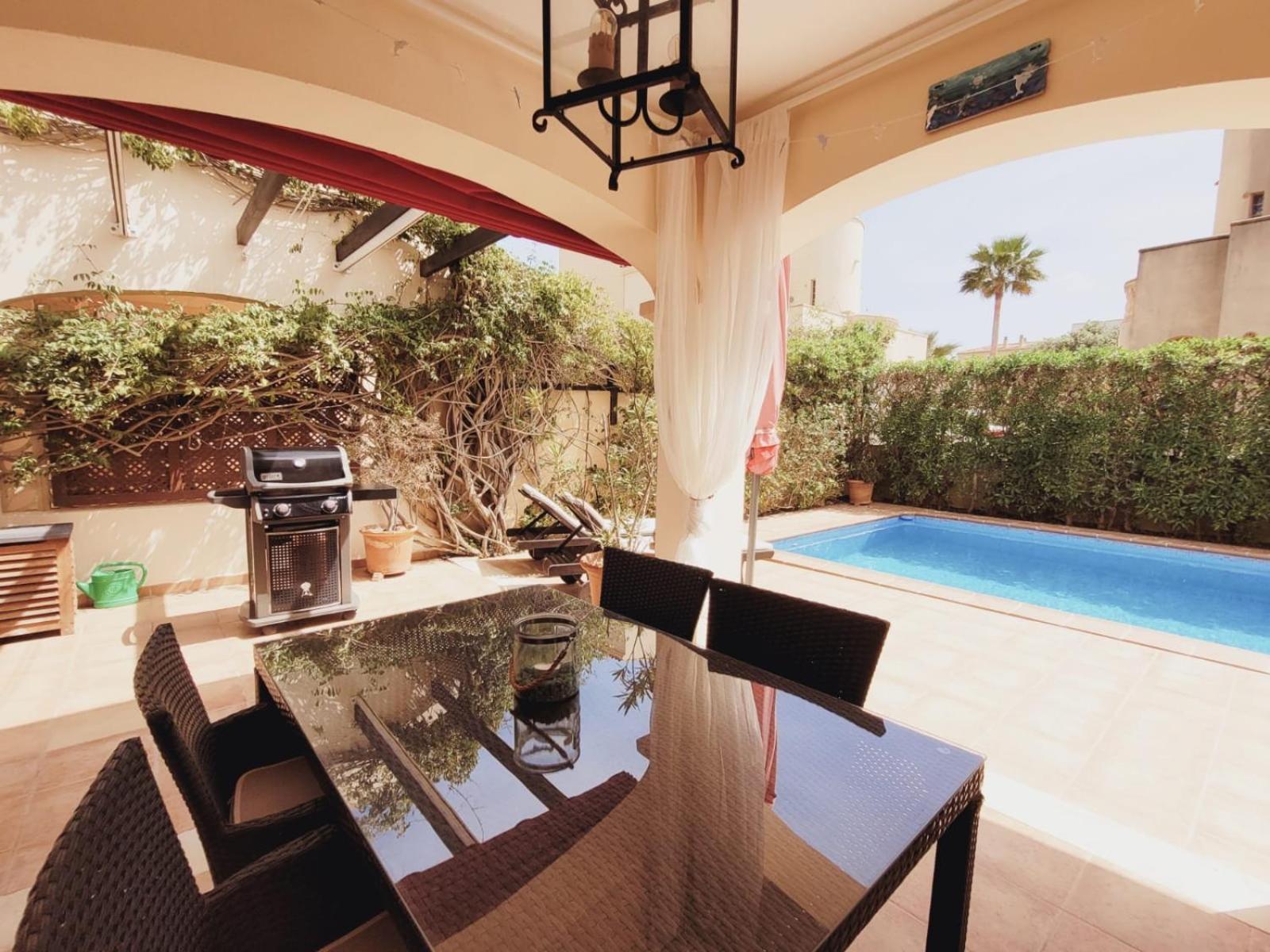 Ferienhaus Casa Yelmo Cala Mandia  Exterior foto